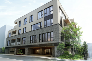 ザ・サンメゾン白金台　外観完成予想CG2