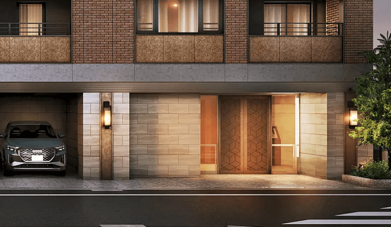 ファイル:ジオ京都北大路 エントエランスアプローチ完成予想図.png