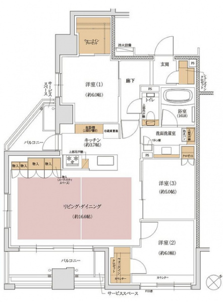 ファイル:ジオ文京千石jタイプ 85.53㎡.jpg