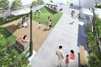 ハイムスイート東松山　開発公園完成予想図