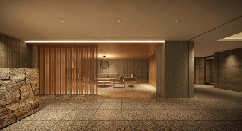 ブランズ牛込柳町　プライベートラウンジ完成予想図