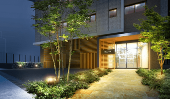 イニシア甲南山手　外観・エントランスアプローチ完成予想CG