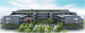 クリオ氷川台シーズンテラス　外観完成予想図