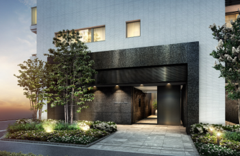 クリオ ラベルヴィ祐天寺　エントランスアプローチ完成予想CG