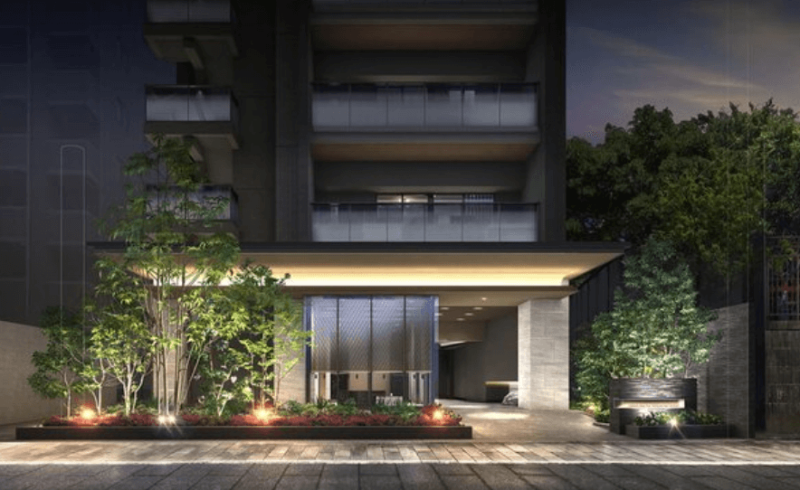 ファイル:グランソルティア天神の苑 エントエランスアプローチ完成予想図.png