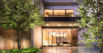 プレミスト関目高殿駅前　エントランスアプローチ完成予想CG