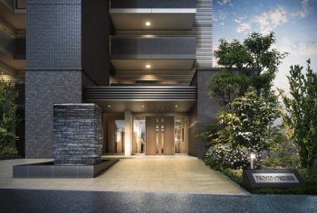 アルファステイツ松江駅南　エントエランスアプローチ完成予想図