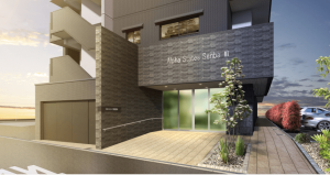 アルファステイツ船場III　エントランスアプローチ完成予想図