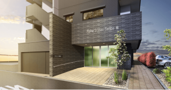 アルファステイツ船場III　エントランスアプローチ完成予想図