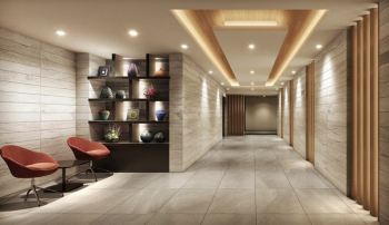 エクセレントシティ調布国領 エバーグリーン　エントランスホール完成予想CG