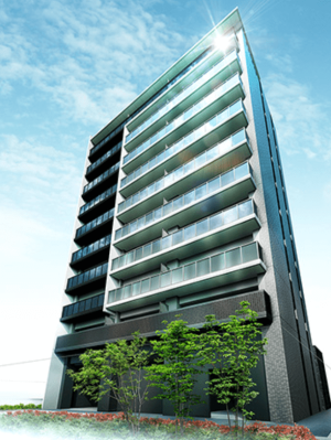 エスリード ザ・ジスタス八尾桜ケ丘　外観完成予想図