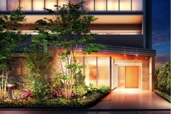 クレアホームズ朝霞本町　エントランスアプローチ完成予想CG