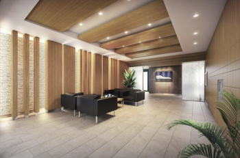 グランドパレス新山口　エントランスホール完成予想CG