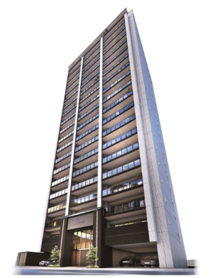 グランドパレス高見三条橋タワー　外観完成予想図2