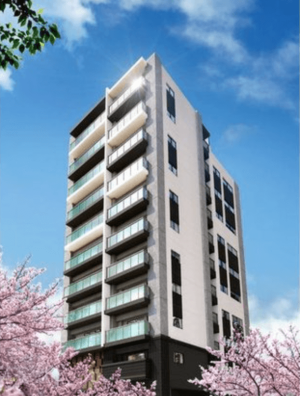 グローベル横濱大通り公園南　外観完成予想図