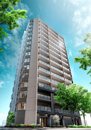 ソルティア東梅田　外観完成予想図