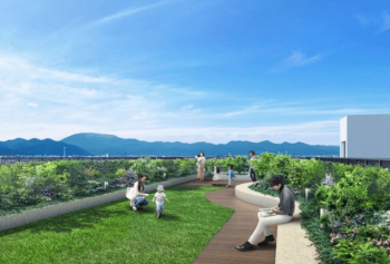 デュオヒルズ京都桂川　屋上テラス完成予想図