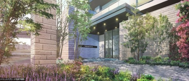 ファイル:プレミスト豊中少路 エントランスアプローチ完成予想図.png