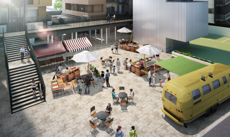 ファイル:DENCITY COMMUNITY SQUARE（コミュニティスクエア）.png