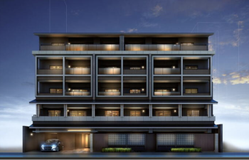 THE RESOCIA 堺町二条　外観完成予想図