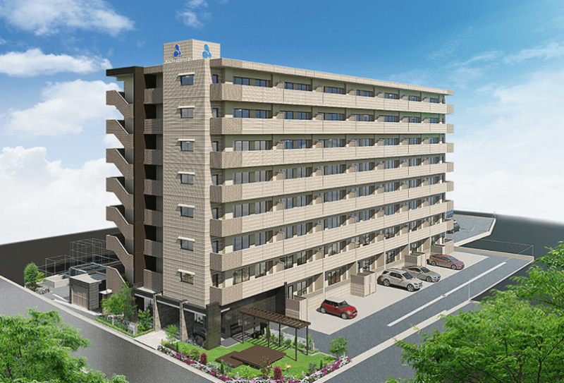 ファイル:アルファスマート西福原けやき通り 外観完成予想図.png