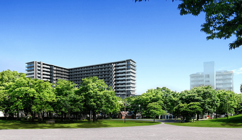 ファイル:エムズシティ神宮前 外観（公園側）完成予想CG.png