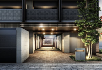 オープンレジデンシアザ・ミッドフォート　外観・エントランスアプローチ完成予想CG