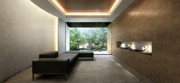 ジオ調布　ラウンジ完成予想CG