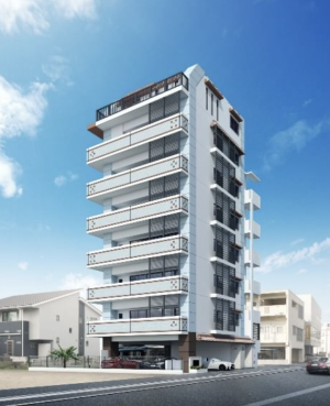 華石嶺御殿邸宅　外観完成予想図