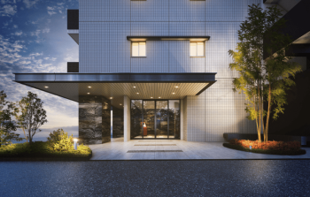 アルファスマート東姫路　エントエランスアプローチ完成予想図