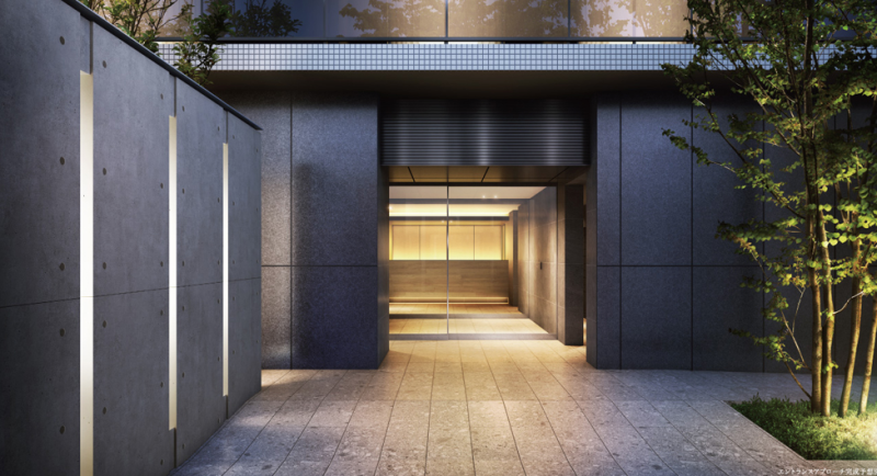 ファイル:オープンレジデンシア名古屋駅 THE COURT エントランスアプローチ完成予想図.png