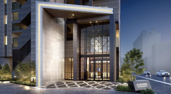 クレアホームズ松山東高前　エントエランスアプローチ完成予想図