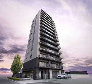 サンクレーア岩塚　南西外観完成予想CG