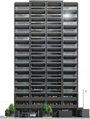 ザ・パークハウス 桜山プレイズ　外観完成予想CG