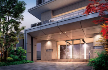 バンベール庄内通ザ・ガーデン　エントランスア完成予想CG