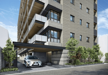 プラウド奈良大宮町　エントエランスアプローチ完成予想図