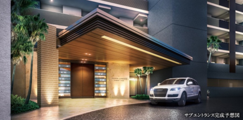 ファイル:ポレスター宇品海岸ハーバービュー サブエントランス完成予想図.jpg