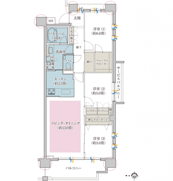 ファイル:H1プラン 武蔵中原160927.png