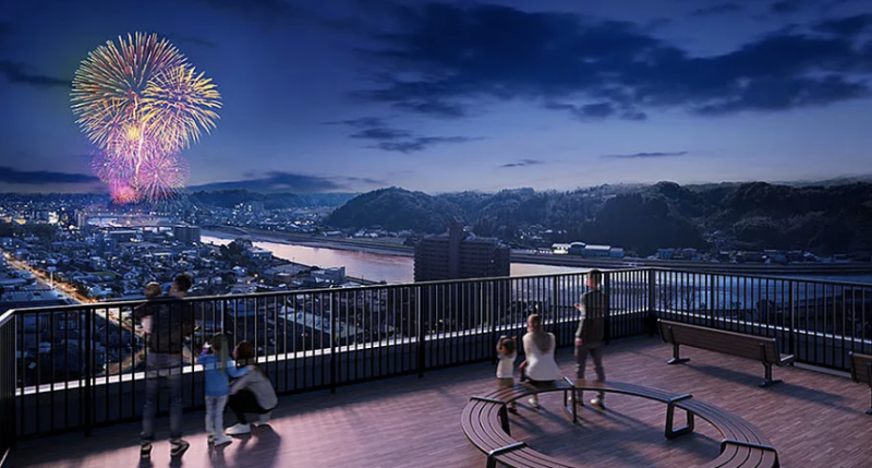 ファイル:アメイズ人吉ビューテラス スカイデッキ（屋上テラス）完成予想図.png