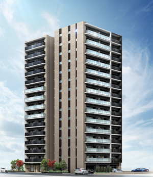 オープンレジデンシア名古屋菊井通　外観完成予想図