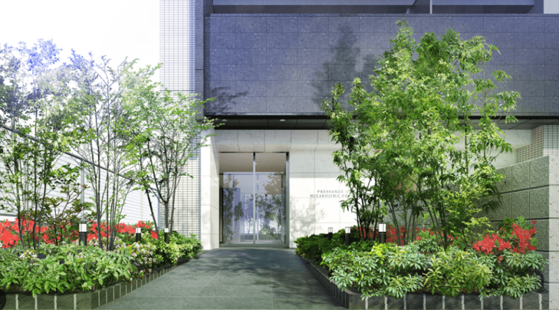 ファイル:プレサンス ロジェ 都島ディアプレイス エントエランスアプローチ完成予想図.png