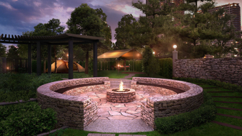 パークタワー晴海　Friendship  Zone（フレンドシップゾーン）完成予想CG①