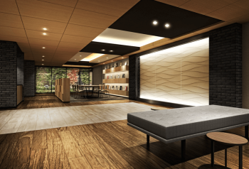 レジデンシャル浦安　エントエランスホール完成予想図