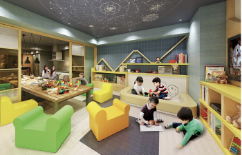 レーベン山形十日町THE MID TOWER　キッズルーム完成予想図