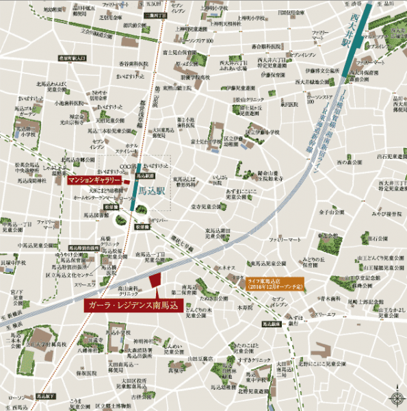 ファイル:現地案内図 南馬込161012.png