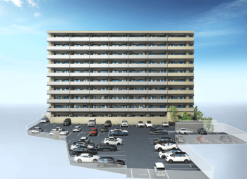 アルファスマート諫早駅　外観完成予想図2