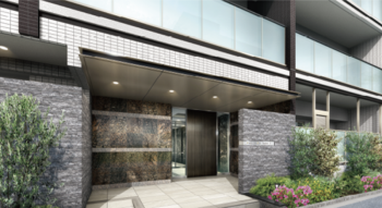 エクセレントシティ船堀IV レシェンテ　エントランスアプローチ完成予想CG