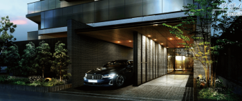 オープンレジデンシア東京尾久　エントエランスアプローチ完成予想図