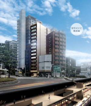 ソルティア天王寺舟橋ステーションゲート　外観完成予想図3