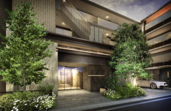 プラウド平和台テラス　エントランスアプローチ完成予想CG